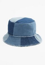 Patchwork Bucket Hat, BLUE COMBO, small