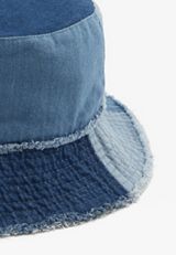 Patchwork Bucket Hat, BLUE COMBO, small