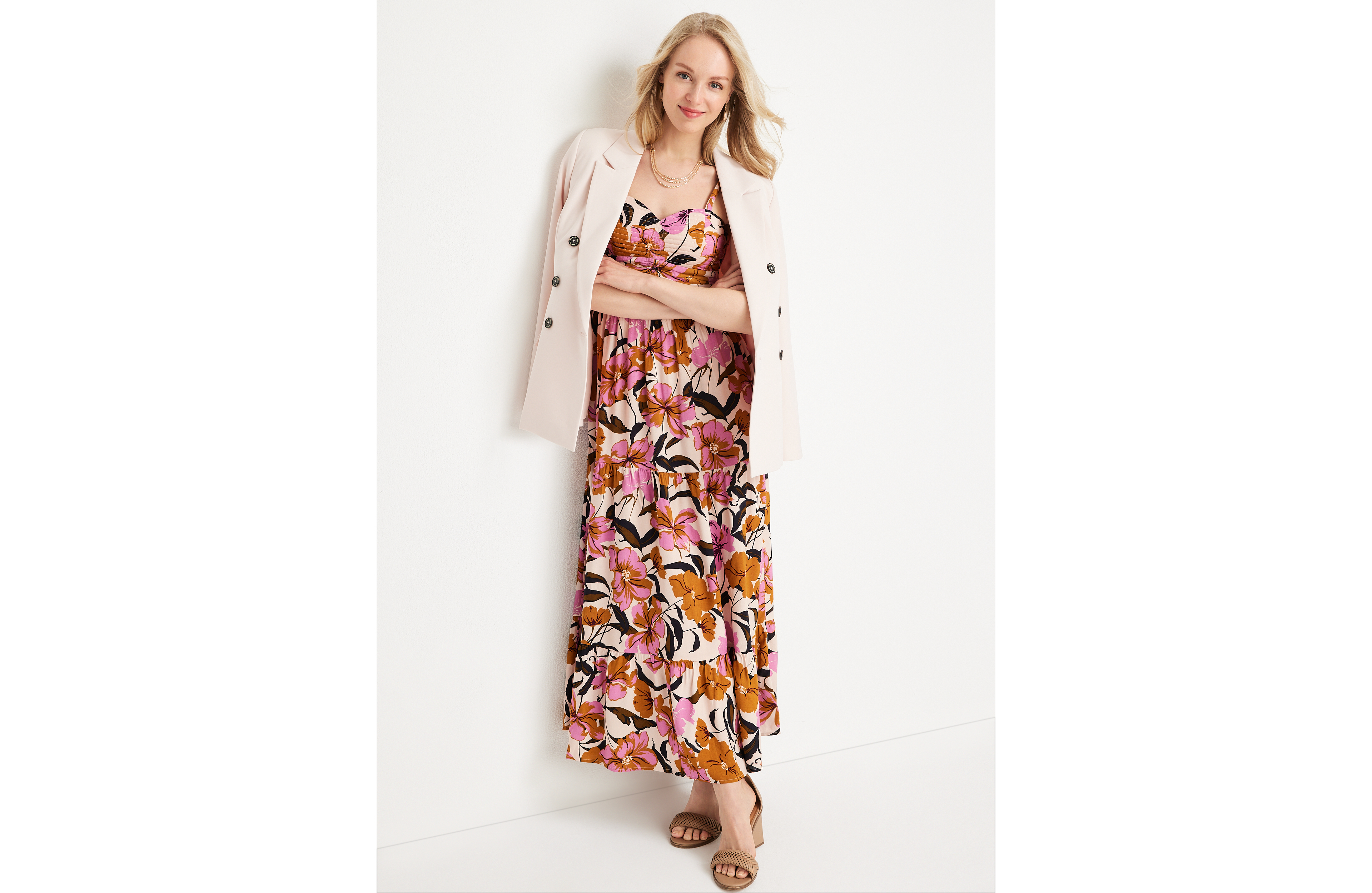 Floral Tiered Maxi Dress