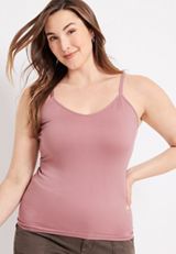 Plus Size Seamless Cami, C7081, small