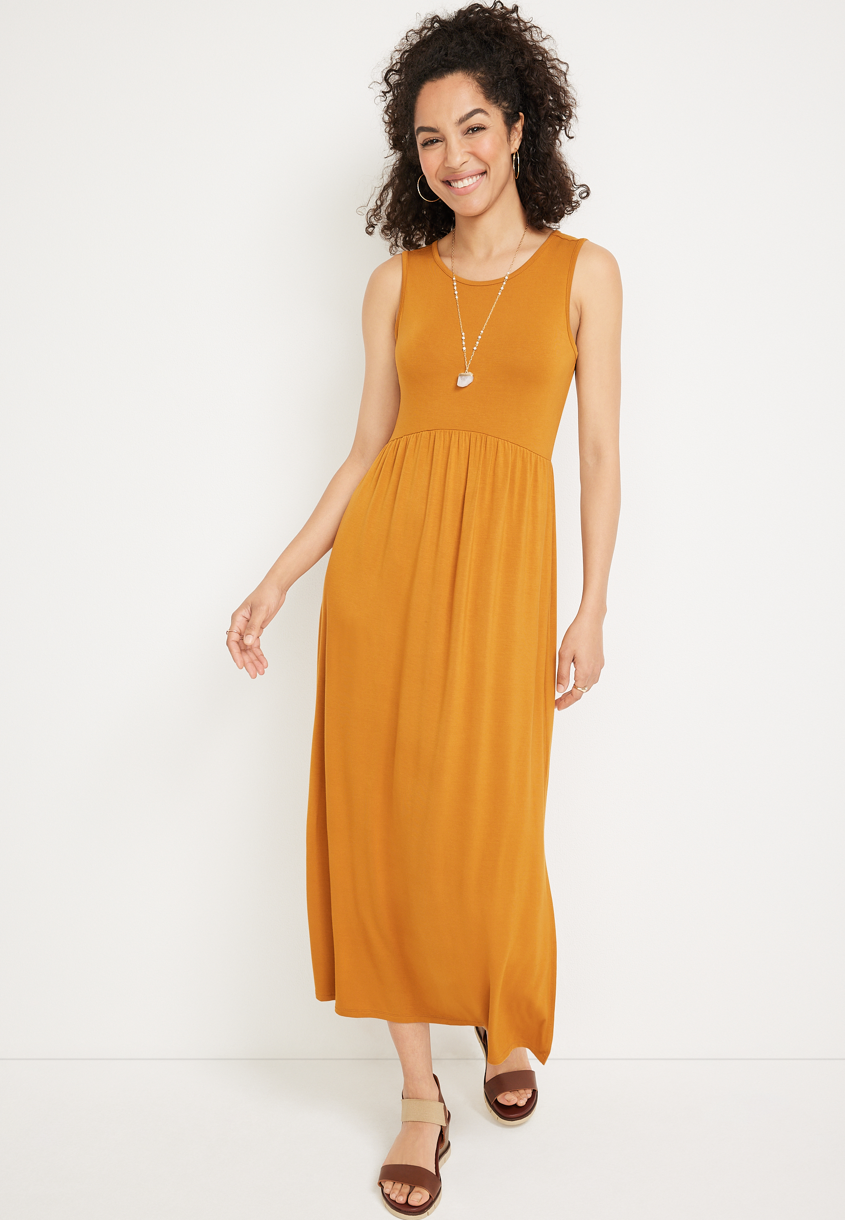 slim fit dress slacks Penny Powder Blue Bandeau Drop-Waist Maxi Dress – Club L London main image 0