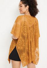 Lace Embroidered Kimono, C6188, small