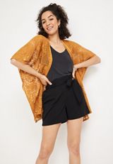 Lace Embroidered Kimono, C6188, small