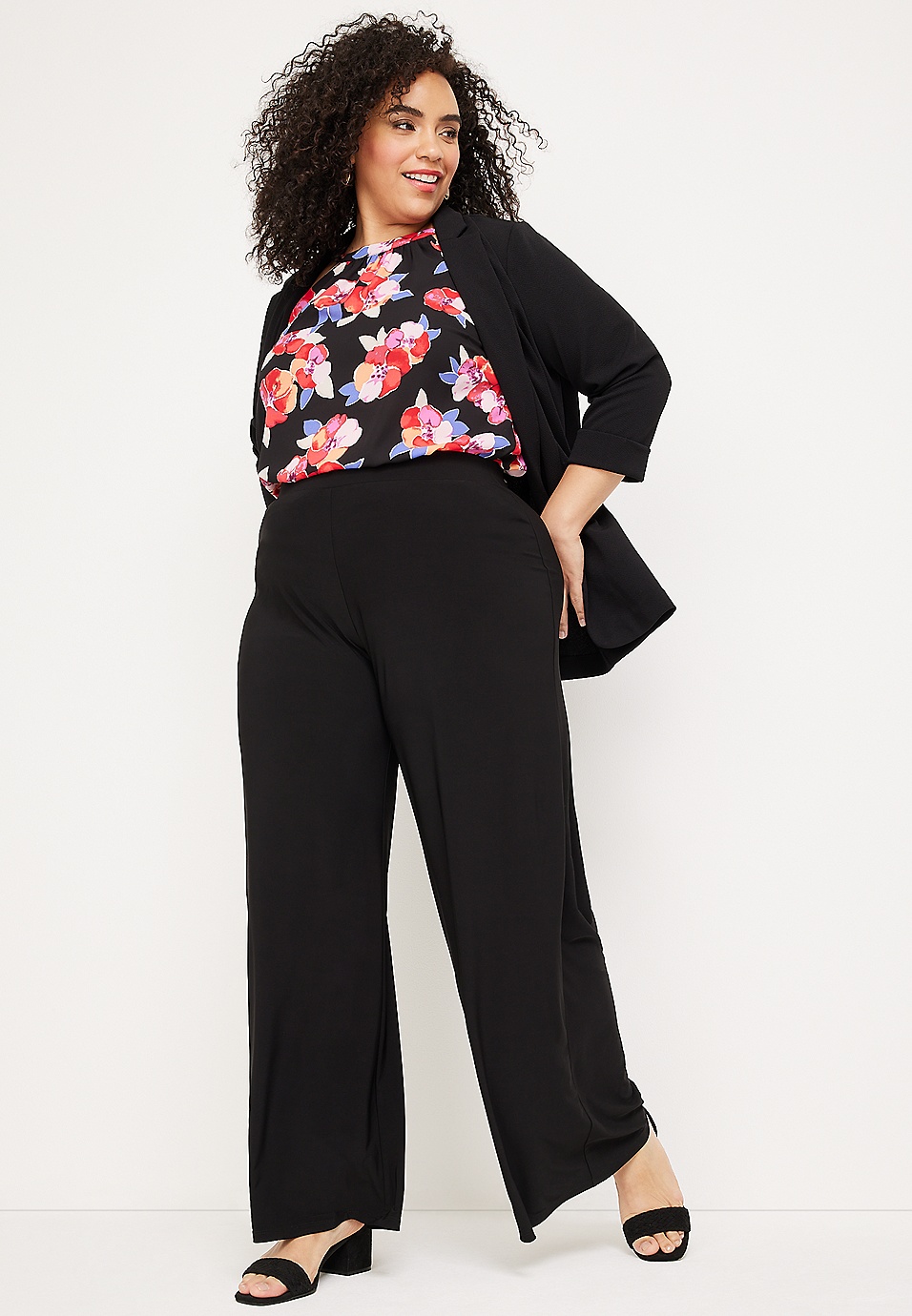 Maurices Women's Idealist High Rise Wide Leg Dress Pants Size 12 - Yahoo  Shopping
