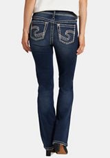 Silver Jeans Co.&reg; Suki Slim Boot Curvy Mid Rise Jean, C258, small