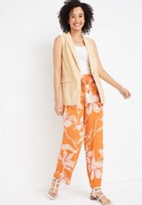 Button Blazer Vest, C1317, small