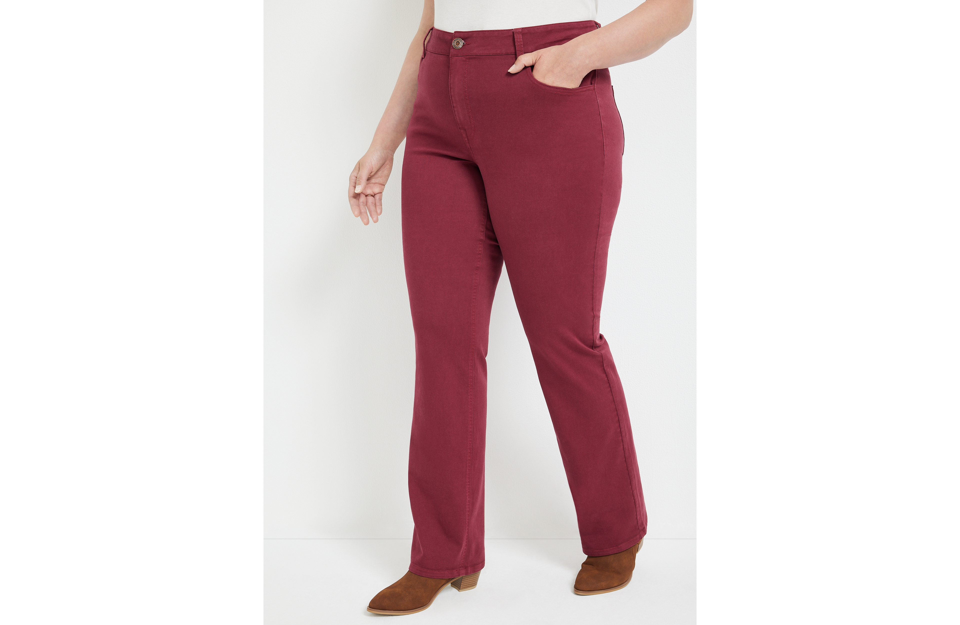 Plus m jeans by maurices™ Slim Boot Curvy Fit High Rise Jean