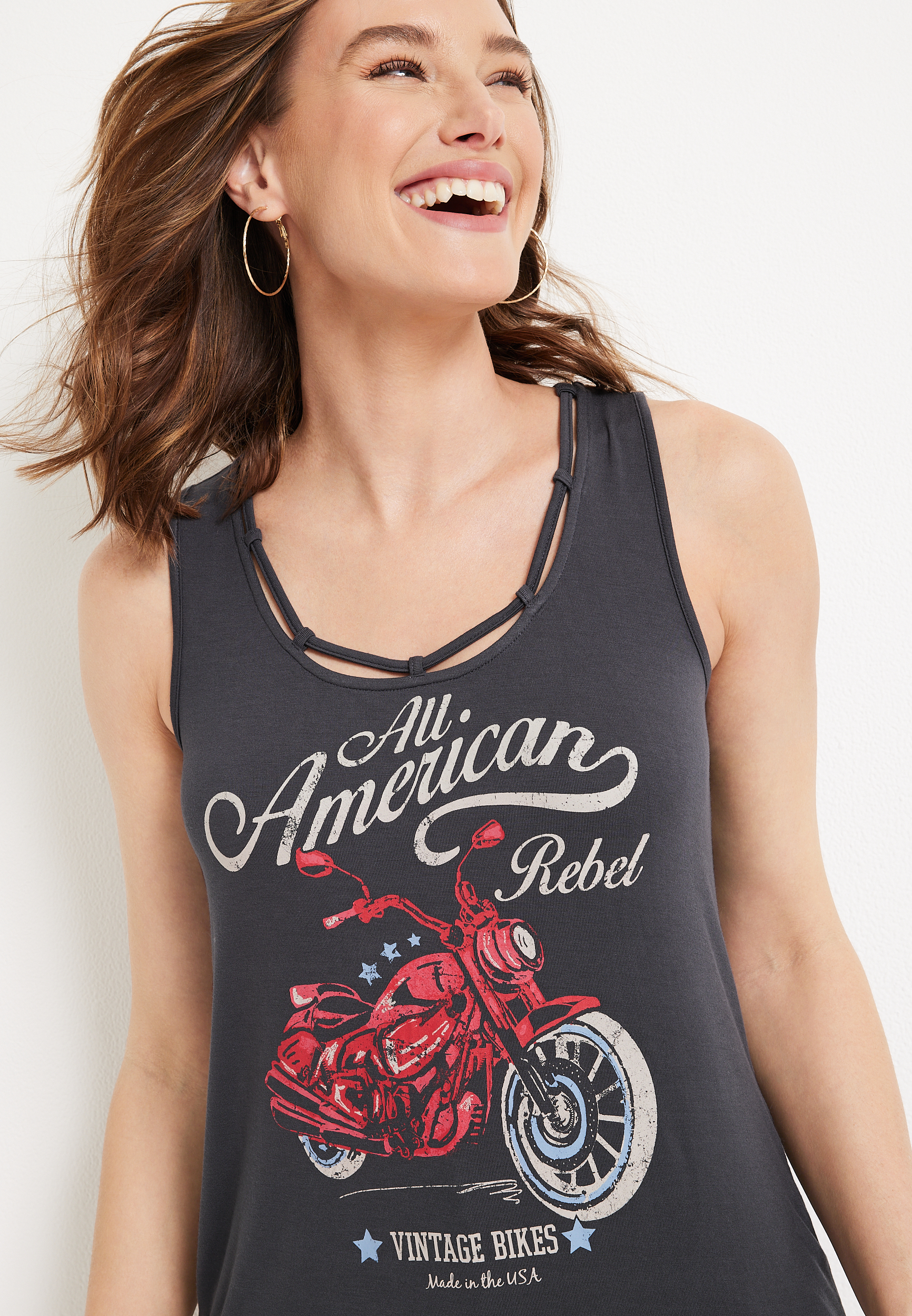 All American Rebel Graphic Tank