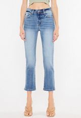KanCan&trade; Straight High Rise Embroidered Pocket Ankle Jean, C3337, small