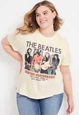 Plus Size The Beatles Graphic Tee, C2789, small