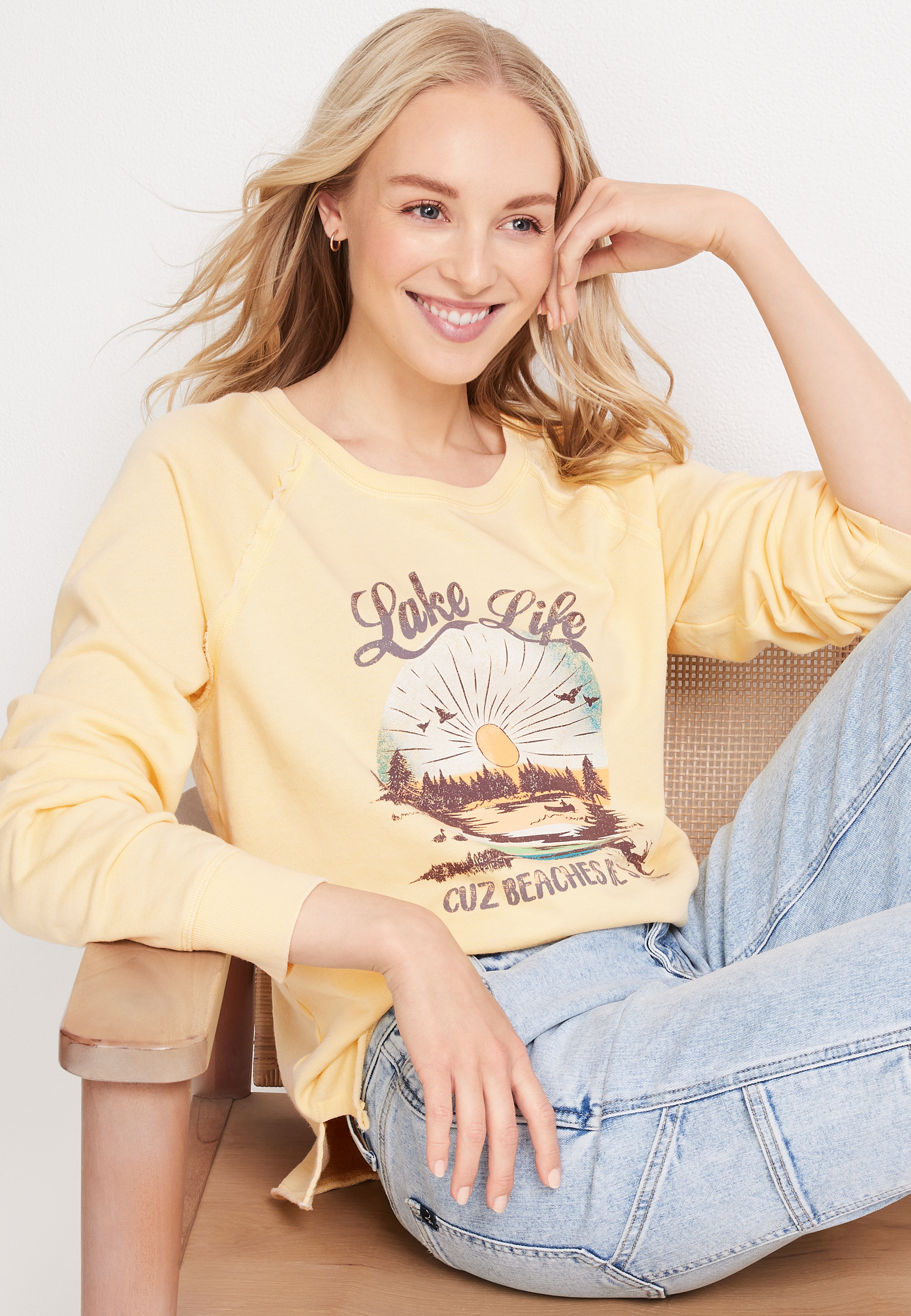 Lake Life Sweatshirt, C8134, large