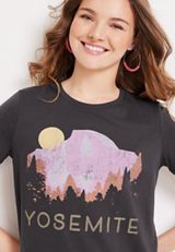 Yosemite Graphic Tee, PHANTOM BLACK, small