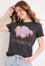 Yosemite Graphic Tee, PHANTOM BLACK, small