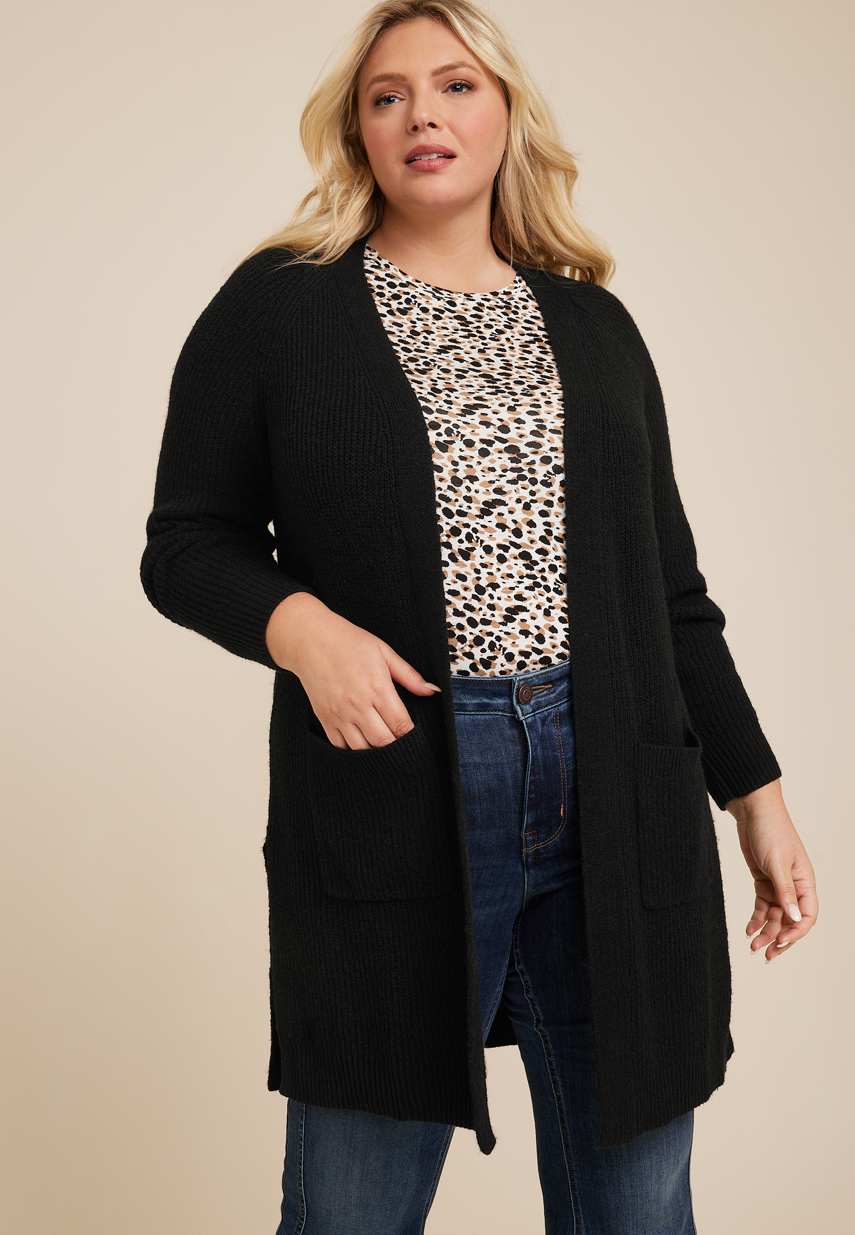 Maurices 2024 black cardigan