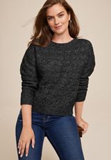 Open Stitch Sweater, C1756, small