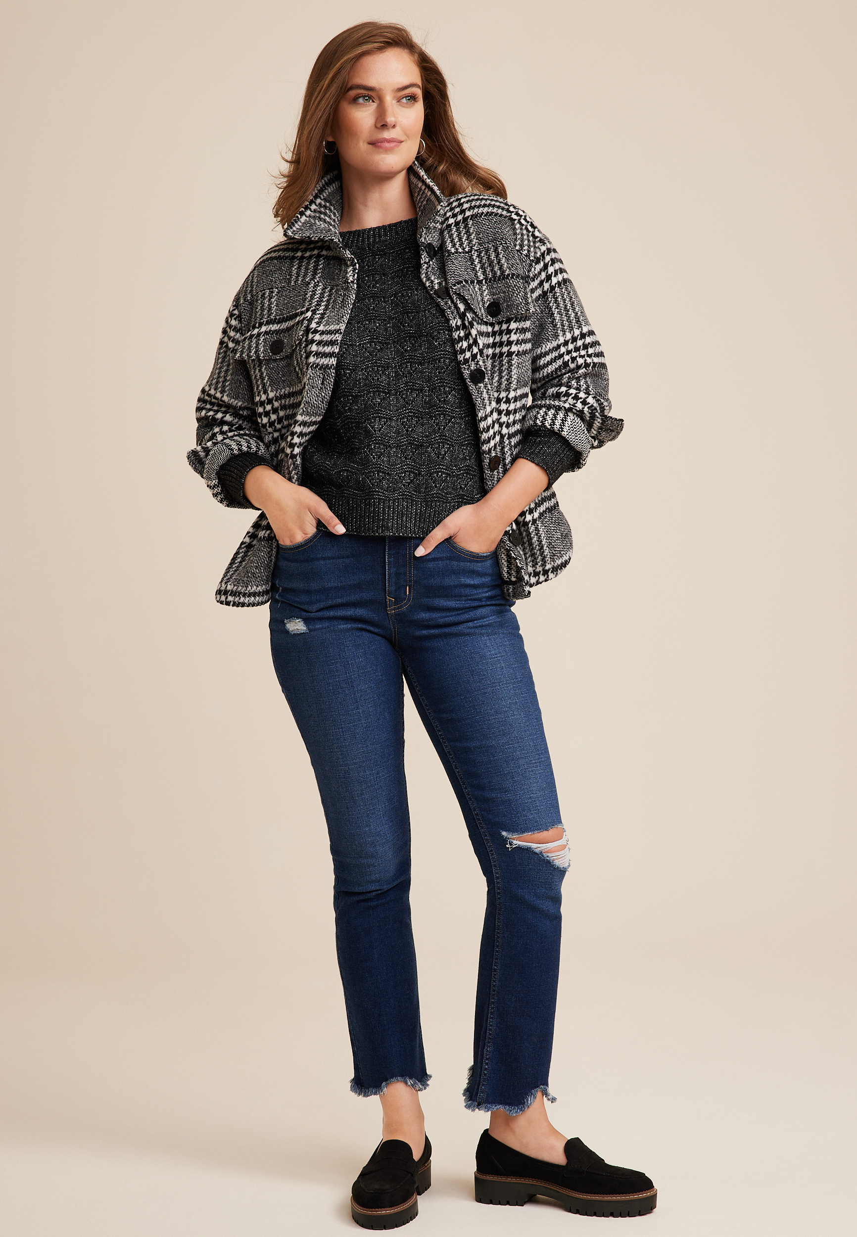 Open Stitch Sweater, C1756, large