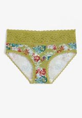 Simply Comfy Floral Cotton Hipster Panty, C9009, small