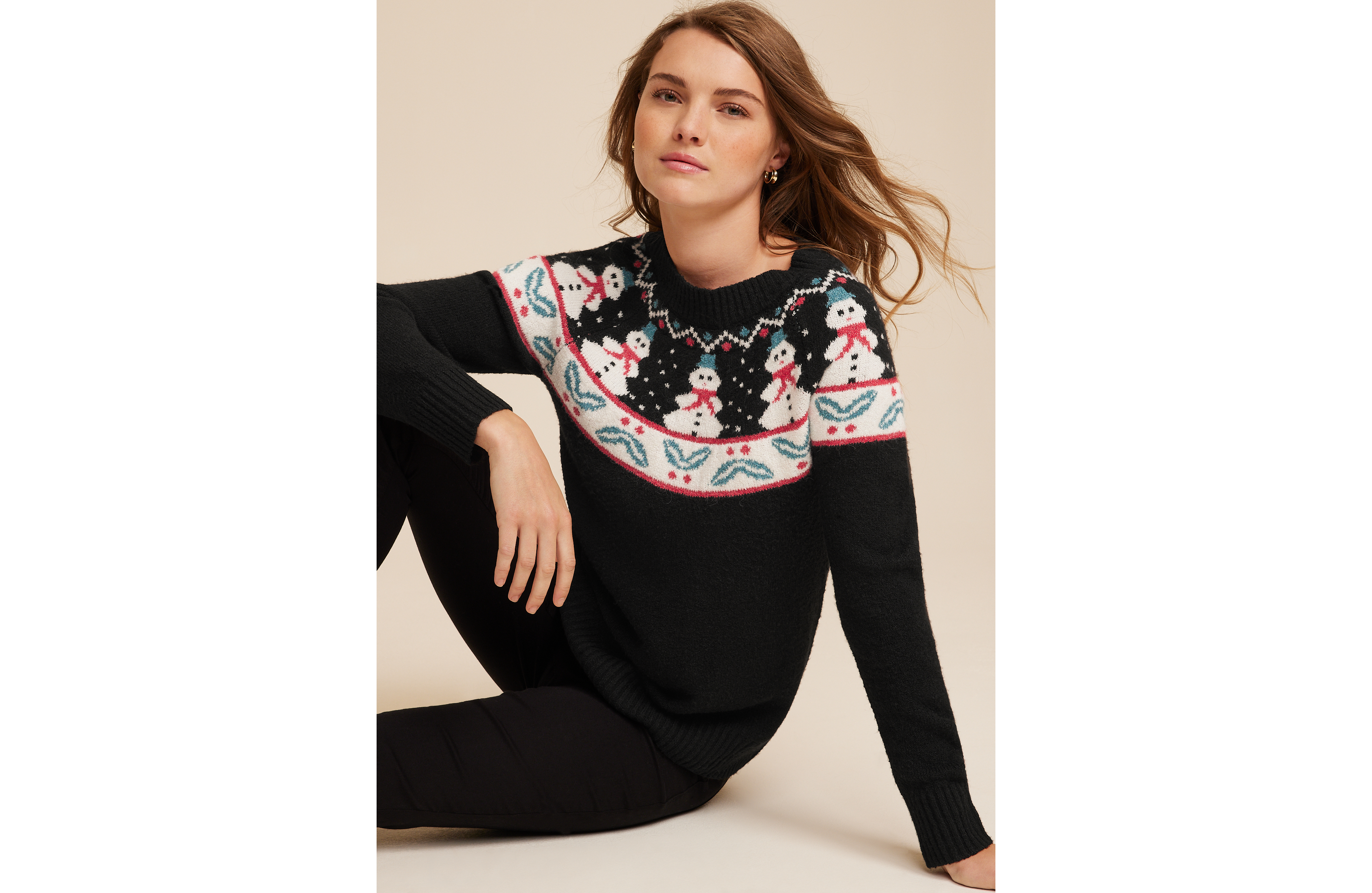 Snowman Fair Isle Sweater