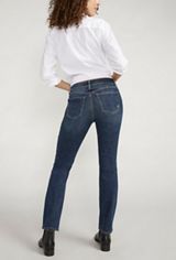 Silver Jeans Co.&reg; Elyse Straight Curvy Mid Rise Jean, C258, small