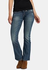 Silver Jeans Co.&reg; Tuesday Slim Boot Low Rise Jean, MEDIUM SANDBLAST, small
