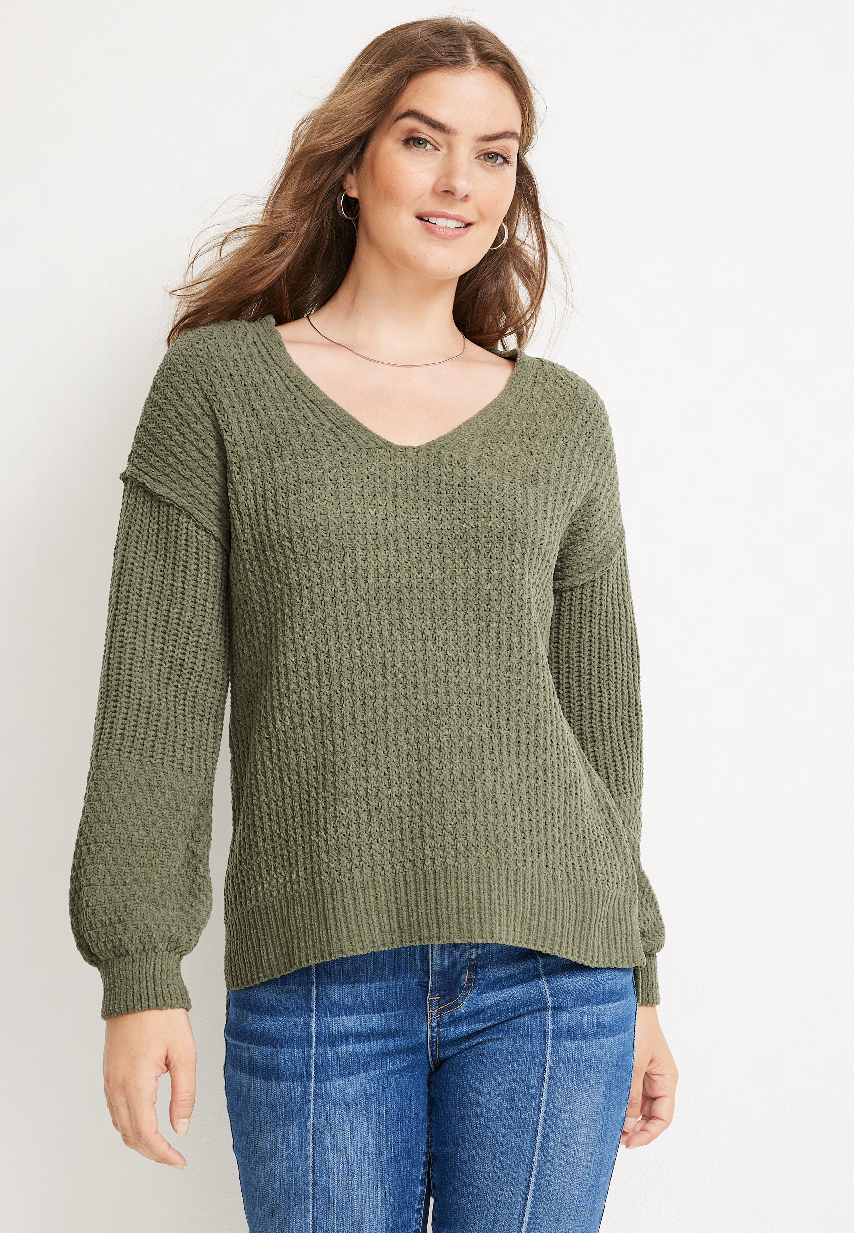 Wayfarer Chenille Sweater | maurices