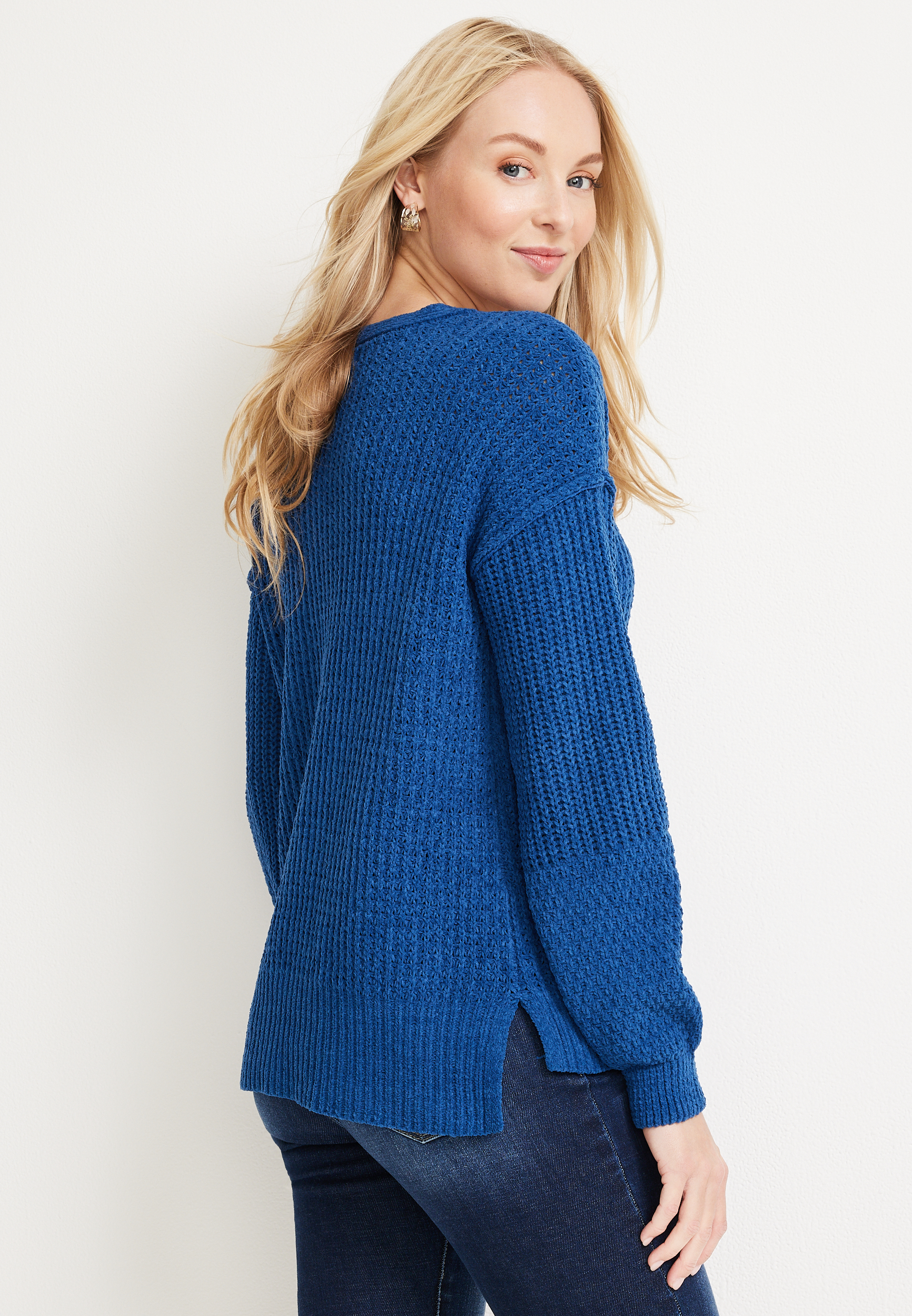 Wayfarer Chenille Sweater, C8994, large