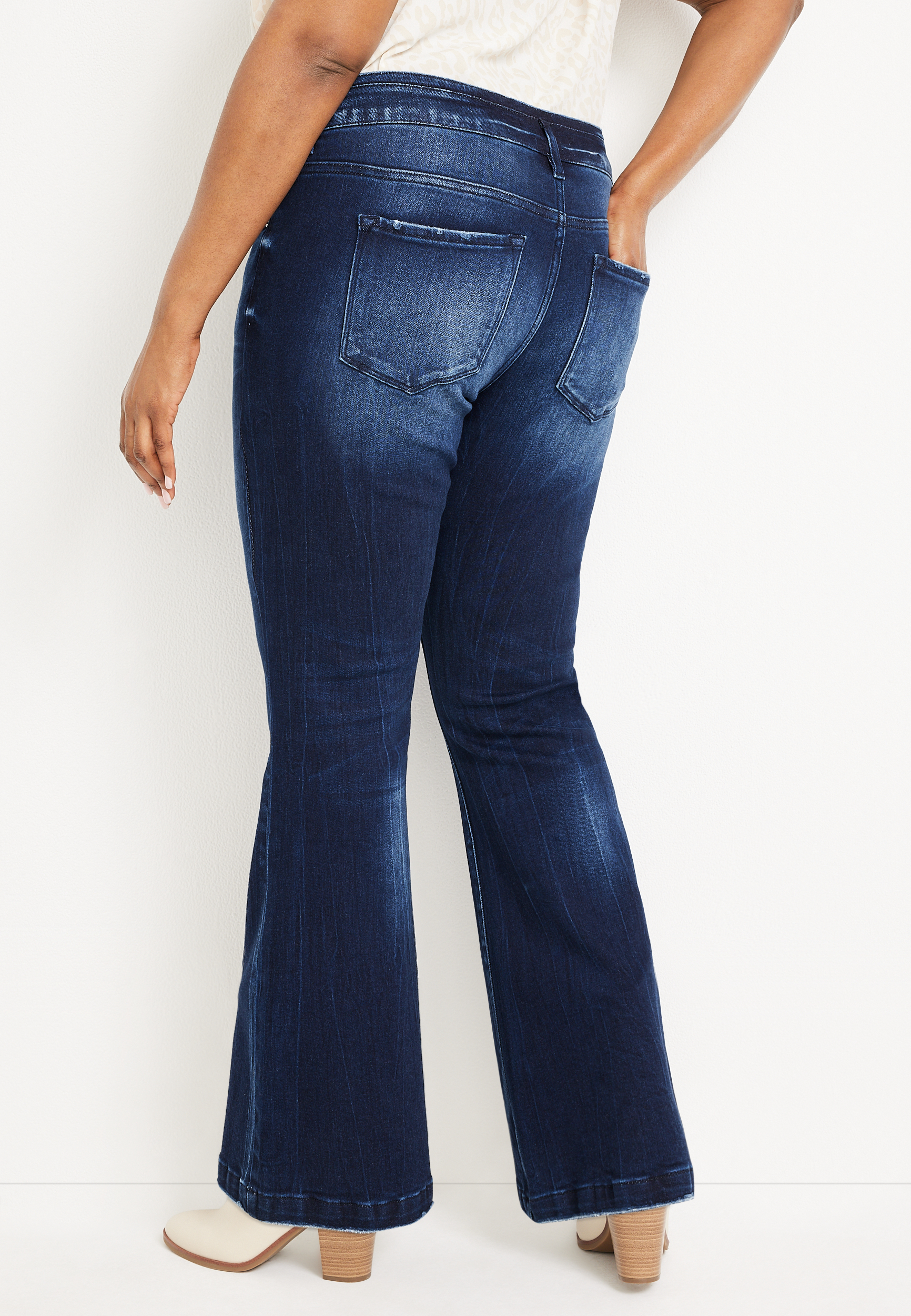 Plus Size KanCan&trade; Flare High Rise Jean, C258, large