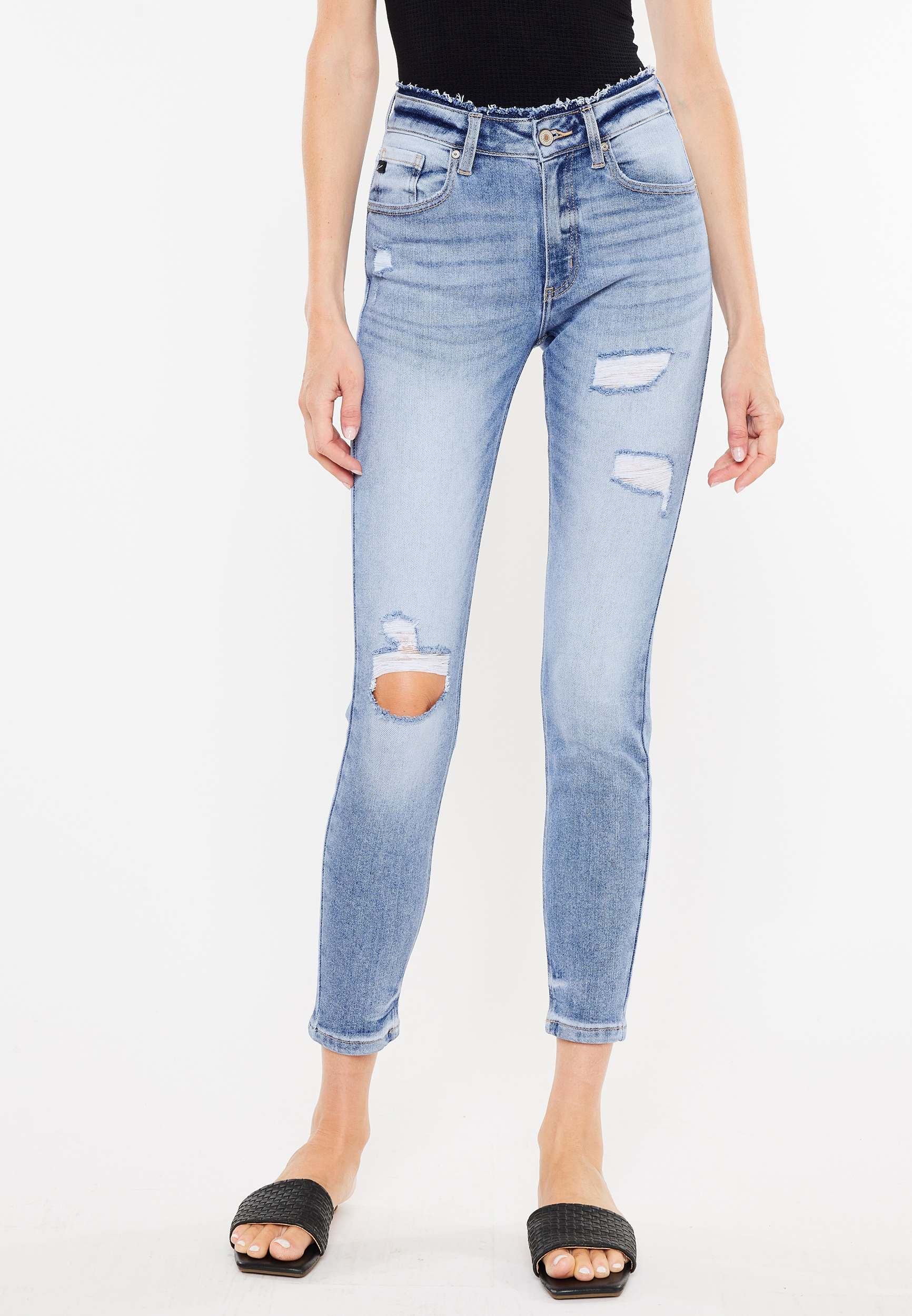 KanCan™ Skinny High Rise Ripped Jean | maurices