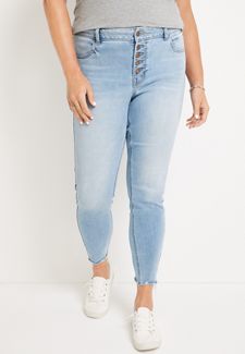 m jeans by maurices™ Everflex™ Super Skinny Mid Rise Ankle Jean