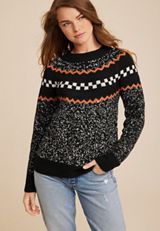 Fair Isle Sweater, C1246, small