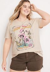 Plus Size Grow Freely Graphic Tee, OATMEAL HEATHER, small