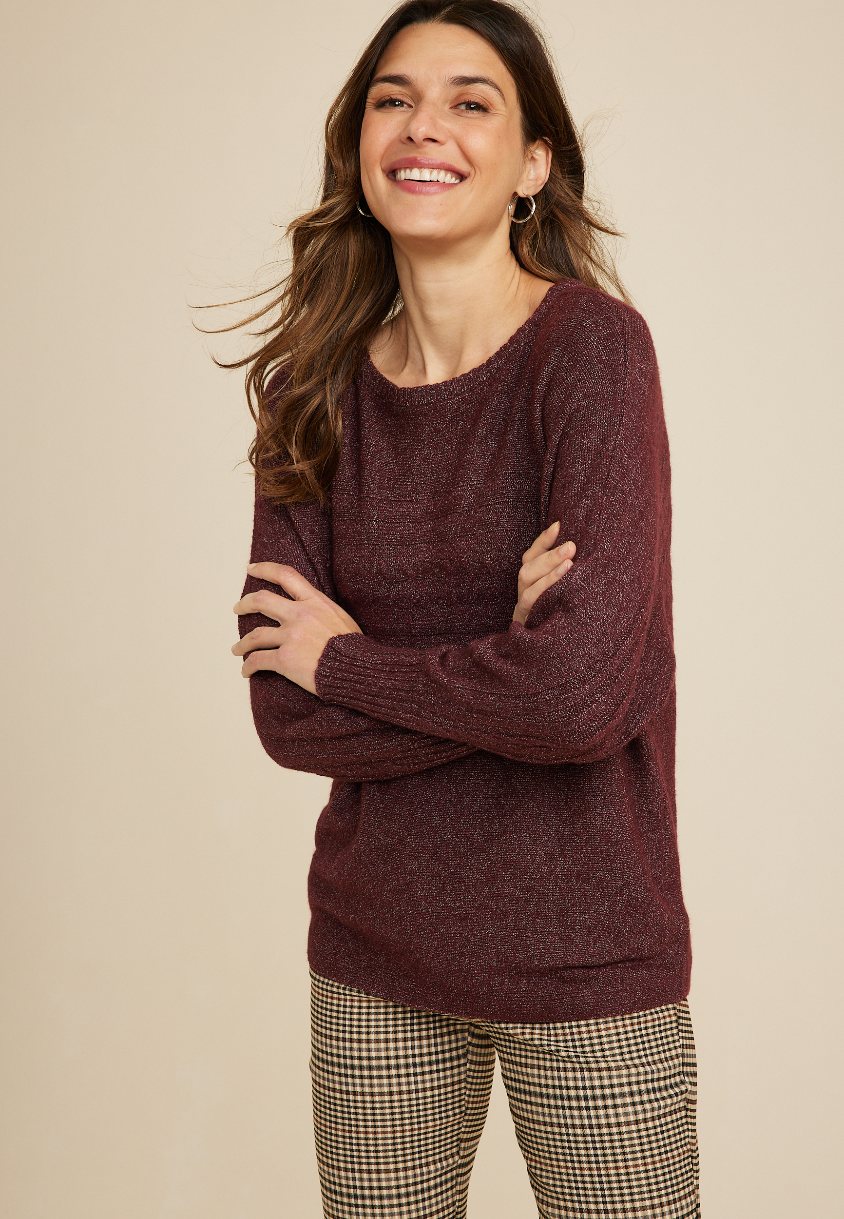 Cable Knit Dolman Sweater