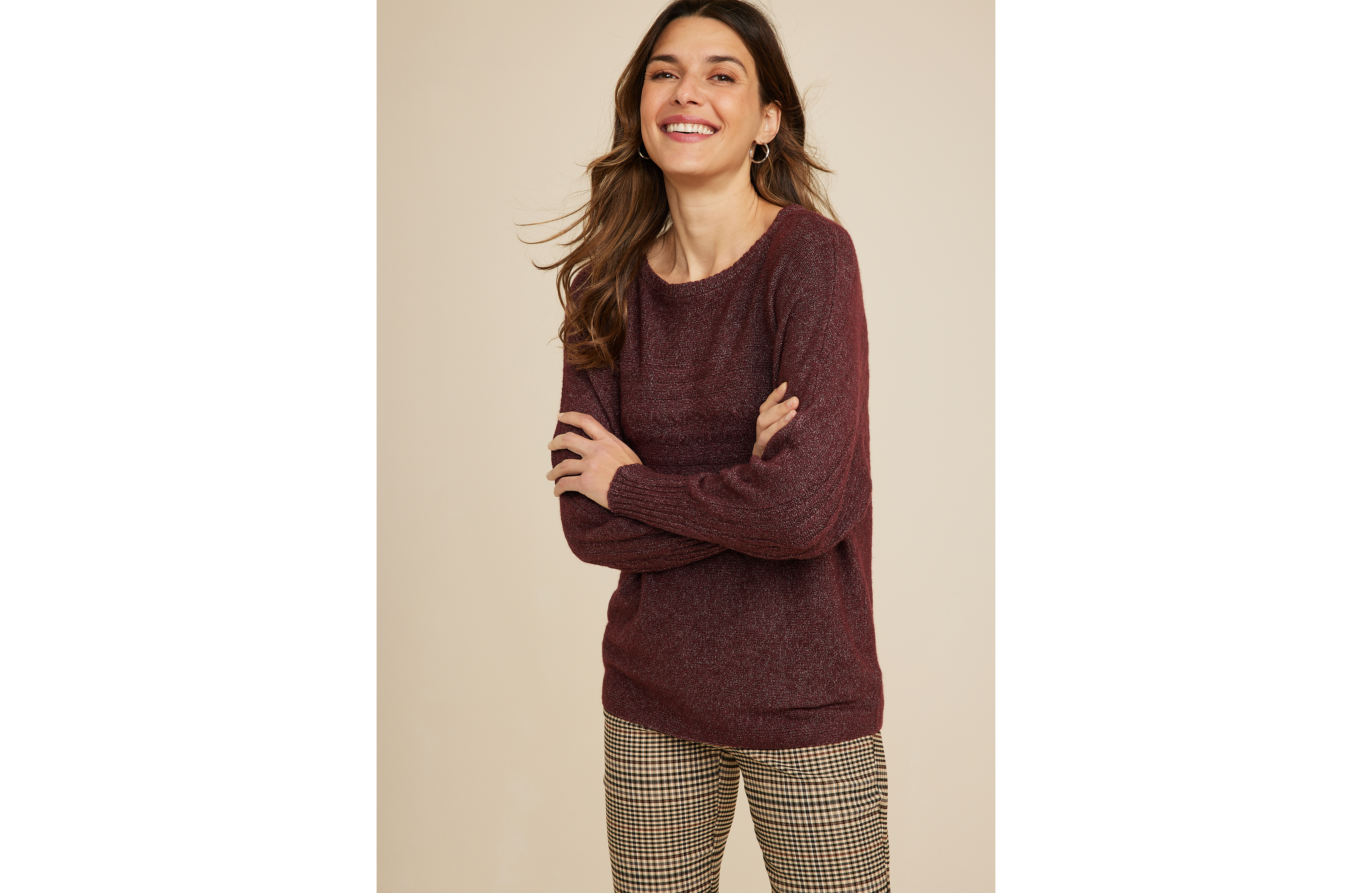 Cable Knit Dolman Sweater