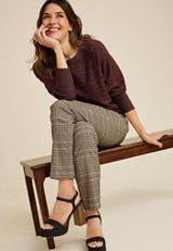 Cable Knit Dolman Sweater, C3058, small