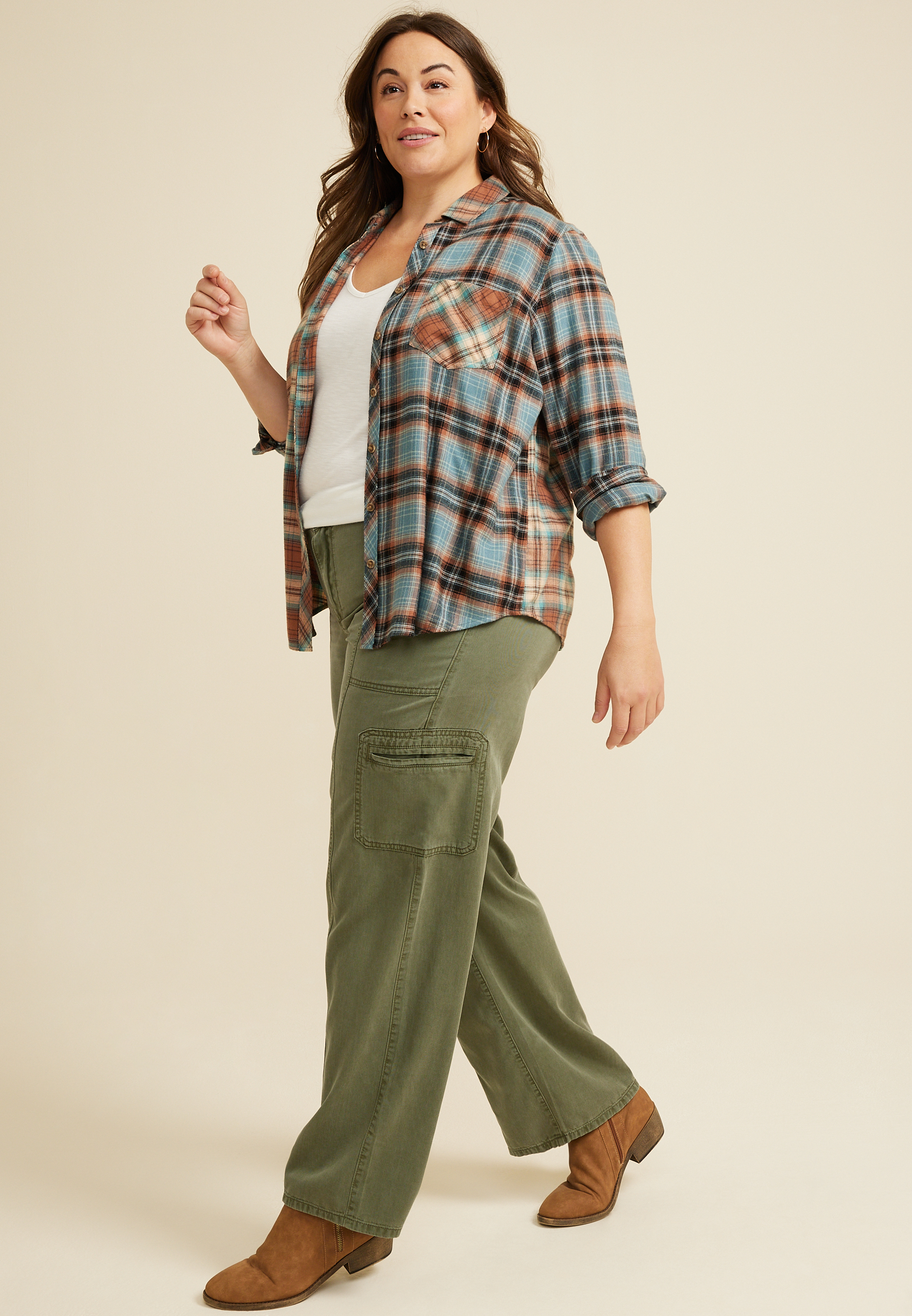 Plus Size Going Places Utility Pant, C186, large