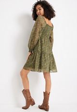 Arbor Floral Paisley Smocked Dress, C6256, small