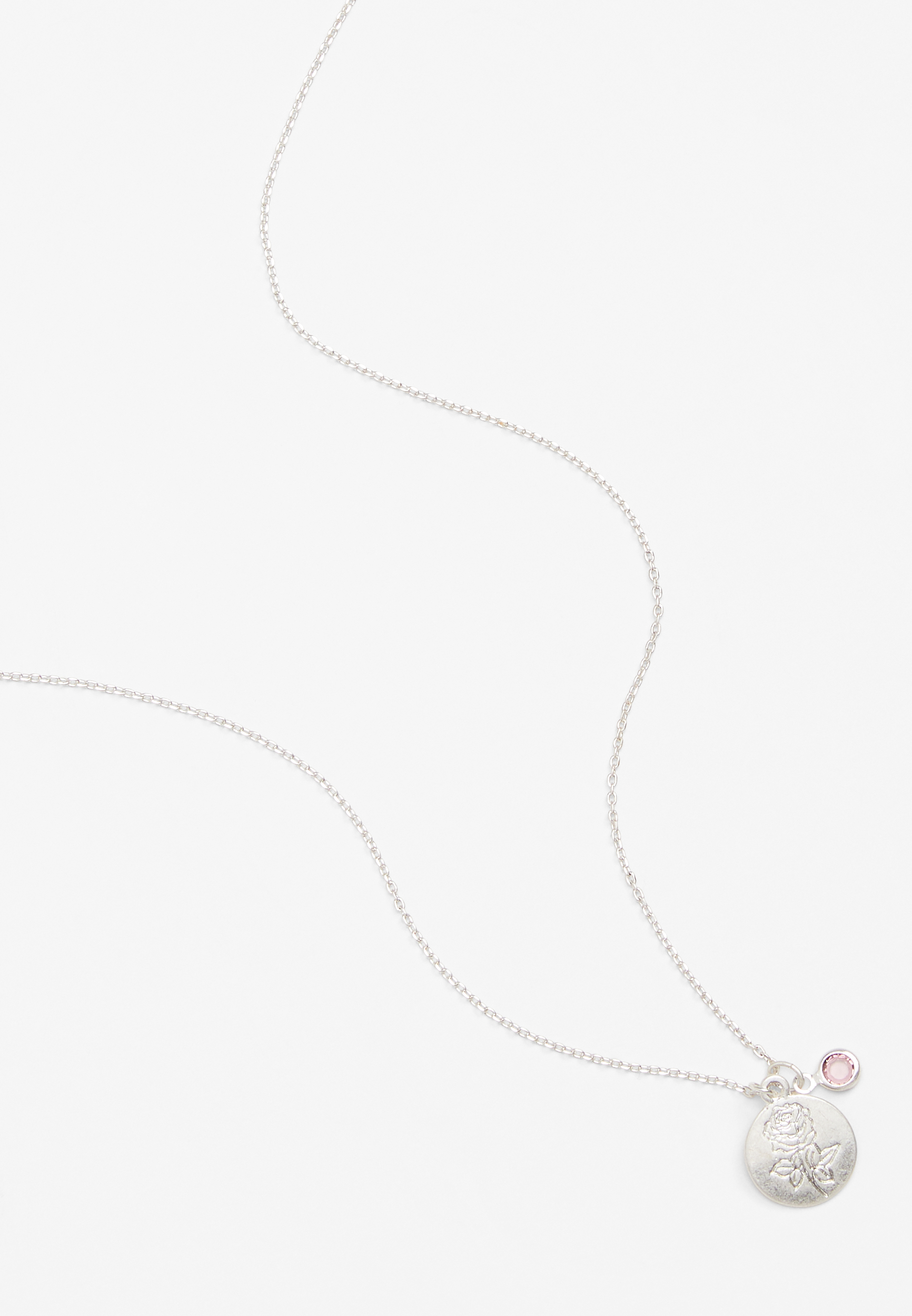June Birthstone Necklace, , large