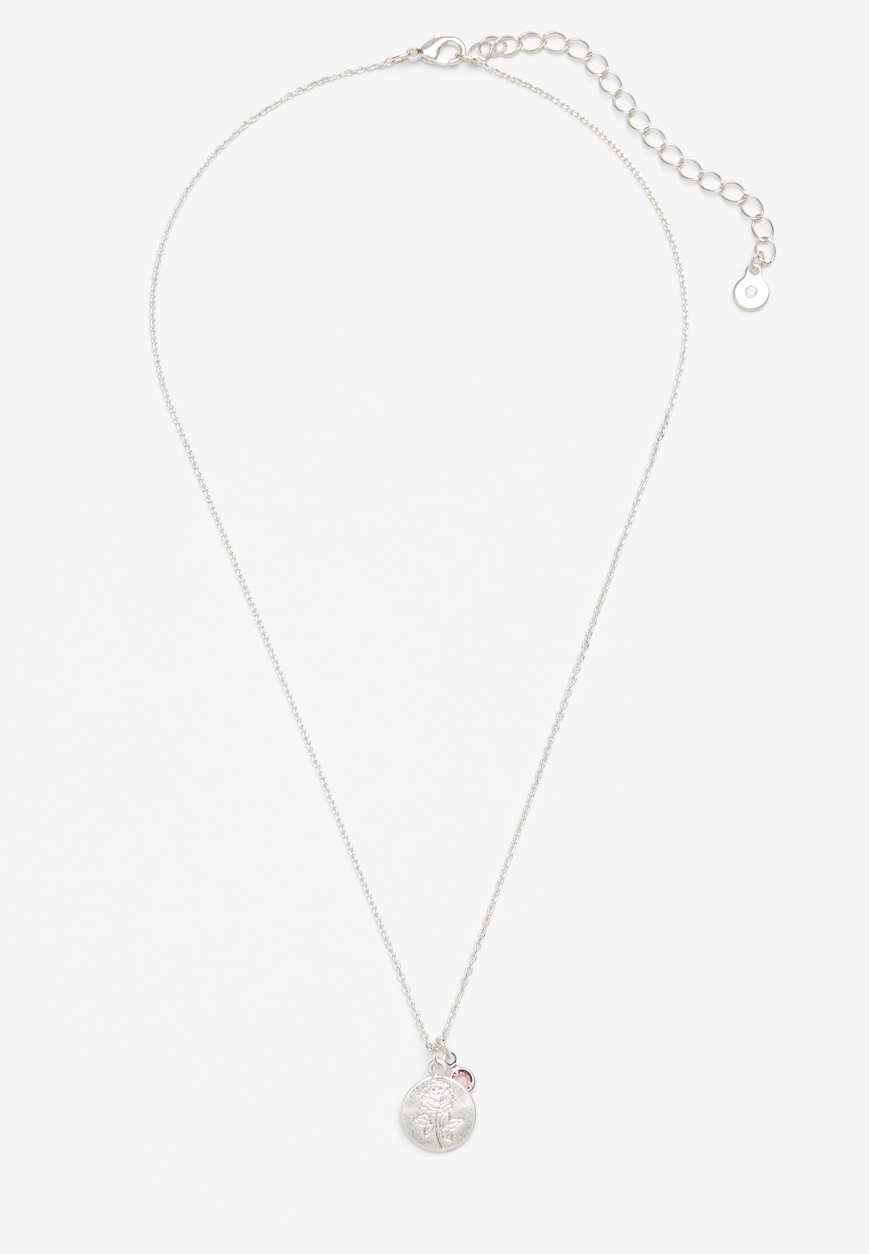 June Birthstone Necklace, , large