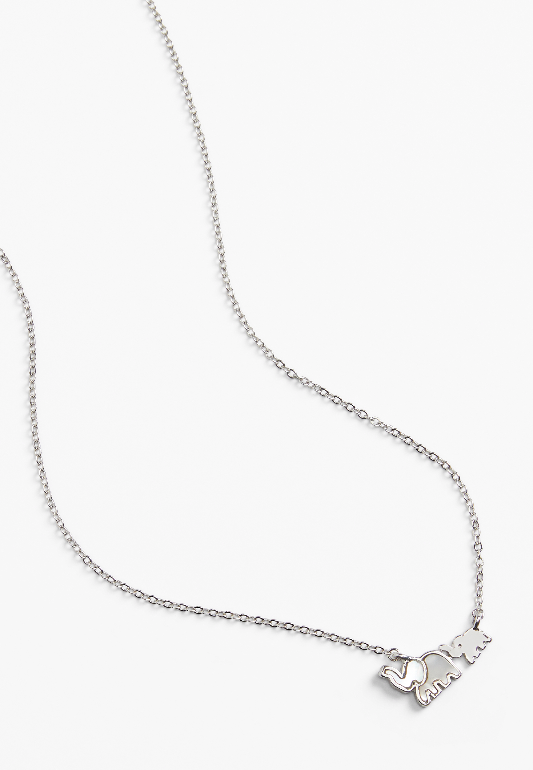 Elephant Pendant Necklace, , large
