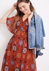 Medallion Midi Dress, C5528, small