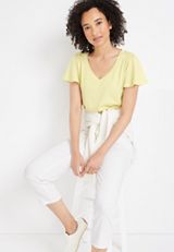 24/7 Waverly Flutter Sleeve Tee, C4939, small