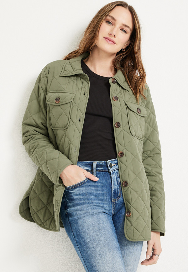 Quilted Shacket | maurices