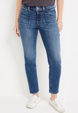 edgely&trade; Slim Straight High Rise Carpenter Ankle Jean, C258, small