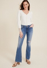 edgely™ Flare Front Seam High Rise Jean