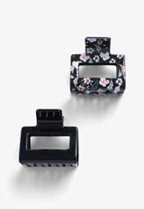 2 Pack Claw Hair Clips, C1524, small