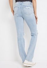 edgely&trade; Slim Boot High Rise Ripped Jean, C2806, small