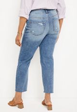 Plus Size m jeans by maurices&trade; Slim Straight Ankle High Rise Jean, C3337, small
