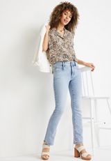 m jeans by maurices&trade; Everflex&trade; Slim Boot High Rise Double Button Jean, C2806, small