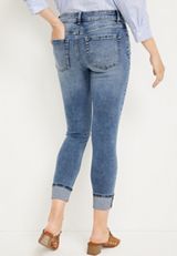 m jeans by maurices&trade; Super Skinny Ankle Mid Rise Ripped Jean, C258, small
