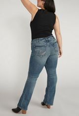 Plus Size Silver Jeans Co.&reg; Suki Slim Boot Curvy Mid Rise Jean, C3337, small
